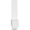Ekena Millwork Eugene Architectural Grade PVC Gable Bracket, 84"W x 17 1/2"H x 4"D x 4"F, 5/12 Pitch GBP084X18X0404EUG00 - alternate 4